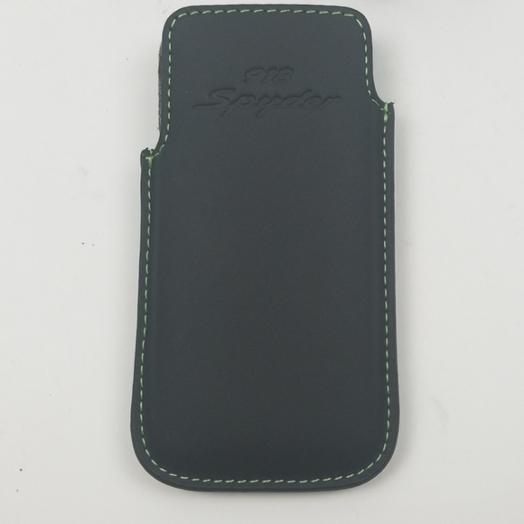 New Porsche Design 918 Spyder Black Leather iPhone - Picture 2 of 5